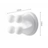 Silicone Toothbrush Holder Wall Mount Waterproof Self Adhesive Bathroom Organizer 7