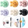 Silicone Toothbrush Holder Wall Mount Waterproof Self Adhesive Bathroom Organizer 10