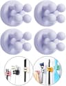 Silicone Toothbrush Holder Wall Mount Waterproof Self Adhesive Bathroom Organizer 13
