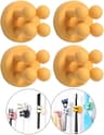 Silicone Toothbrush Holder Wall Mount Waterproof Self Adhesive Bathroom Organizer 14
