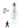 E27 Motion Sensor Light Bulb With Dusk To Dawn Light Bulb Auto On Off PIR Security Lamp 8
