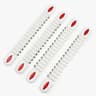 Universal Rubber Car Bumper Protector Strips 2 Pair Set Anti Collision Bumper Guards 6