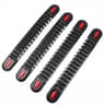 Universal Rubber Car Bumper Protector Strips 2 Pair Set Anti Collision Bumper Guards 7