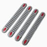 Universal Rubber Car Bumper Protector Strips 2 Pair Set Anti Collision Bumper Guards 8
