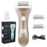 Rechargeable Electric Foot File Callus Remover Pedicure Tool With LED Power Display And 3 Roller He 6