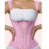Vintage Waist Trainer Corset Mesh Waist Cincher Vest For Women With Zipper And Button Closure 6