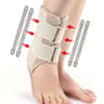 Spring Bar Ankle Support Brace With Adjustable Compression Ankle Sleeve And Breathable Mesh 7