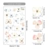 Watercolor Boho Flower Wall Decals  Removable Floral Nursery Decor 10