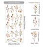 Watercolor Boho Flower Wall Decals  Removable Floral Nursery Decor 14