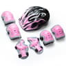 SafeRide Kids Bike Helmet Set With Protective Pads Adjustable Kids Protective Gear For Cycling And  7