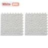 Interlocking Pebble NonSlip Shower Mat 118 Inch Waterproof Bathroom Floor Tiles 9