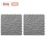 Interlocking Pebble NonSlip Shower Mat 118 Inch Waterproof Bathroom Floor Tiles 19