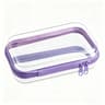 Clear Hard Shell Zipper Case Waterproof Travel Toiletry And Makeup Organizer 9