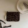 Vintage Leopard Corduroy Mini Coin Purse And Travel Storage Pouch 8