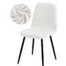 Modern Stretch Short Back Chair Cover For Office Dining And Banquet Chairs 12