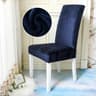 Velvet Stretch Dining Chair Cover Soft Parsons Chair Slipcover Protector 14