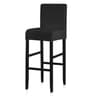 Waterproof Stretch Short Back Chair Cover For Dining And Bar Stools 13