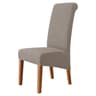 Polar Fleece High Back Dining Chair Cover Stretch Protective Slipcover 15
