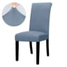 Solid Color Stretch Dining Chair Cover Washable Furniture Protector 13