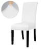 Solid Color Stretch Dining Chair Cover Washable Furniture Protector 25