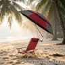 UV Protection ClipOn Chair Umbrella For Fishing Camping And Beach 6