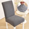 Thickened Leaf Pattern Stretch Dining Chair Cover 6