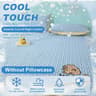 Ice Fabric Cooling Sleeping Mat Breathable Jacquard Summer Bed Pad 8