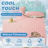 Ice Fabric Cooling Sleeping Mat Breathable Jacquard Summer Bed Pad 9