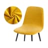 Velvet Stretch Bar Chair Cover Soft Solid Color Protective Slipcover 22