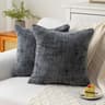 Textured Chenille Plaid Throw Pillow Cover For Sofa Bed And Living Room Decor 7