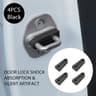 4PCS Universal Car Door Shock Absorber Silicone Noise Reduction Buffer Pads 7