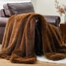 Luxury Mink Faux Fur Throw Blanket Soft Warm Plush Blanket For Bed And Sofa 10