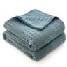 Battilo Cotton Waffle Throw Blanket Soft Breathable Lightweight Blanket For Bed And Sofa 7