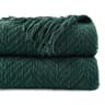 Battilo Soft Chenille Plaid Knit Throw Blanket For Couch And Bed 9