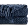 Battilo Soft Chenille Plaid Knit Throw Blanket For Couch And Bed 13