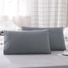 2PCS Soft Microfiber Envelope Pillowcases Queen King Size 10