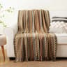 Battilo Boho Knitted Throw Blanket With Tassels 9