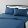 4 Piece Soft Microfiber Bed Sheet Set With Flat Sheet Fitted Sheet And Pillowcases 9