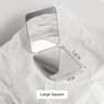 DoubleSided Metal Compact Mirror Portable Folding Makeup Mirror For Travel And Purse 7