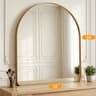 Modern Arched Metal Frame Bathroom Vanity Wall Mirror 8