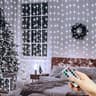 USB 8 Mode LED Curtain Fairy Lights For Wedding Christmas And Holiday Decor 7