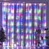 USB 8 Mode LED Curtain Fairy Lights For Wedding Christmas And Holiday Decor 13