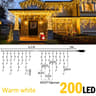 Waterproof LED Icicle Curtain Lights 200 To 480 LED 8 Modes For Indoor Outdoor Decor 7