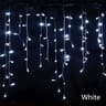 LED Icicle Waterfall String Lights For Outdoor Christmas And Eaves Decor 12