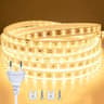 220V Waterproof LED Strip Light With EU Plug Flexible 2835 Ribbon For Indoor And Outdoor Decor 6