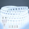 220V Waterproof LED Strip Light With EU Plug Flexible 2835 Ribbon For Indoor And Outdoor Decor 7