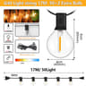 G40 Outdoor LED String Lights Waterproof Shatterproof Patio Festoon Lights EU Plug 10