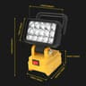 15 LED Cordless Work Light With USB Power Bank For Tool Batteries 7
