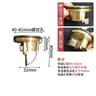 Brass AntiOdor Floor Drain Core With Gravity Seal And Insect Prevention 9