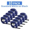 Compatible Dymo LetraTag 12mm Clear Label Tape Refills 5 Pack Or 10 Pack 13